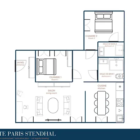 Apartment Stendhal By Hilo Collection - 6people - 70m2